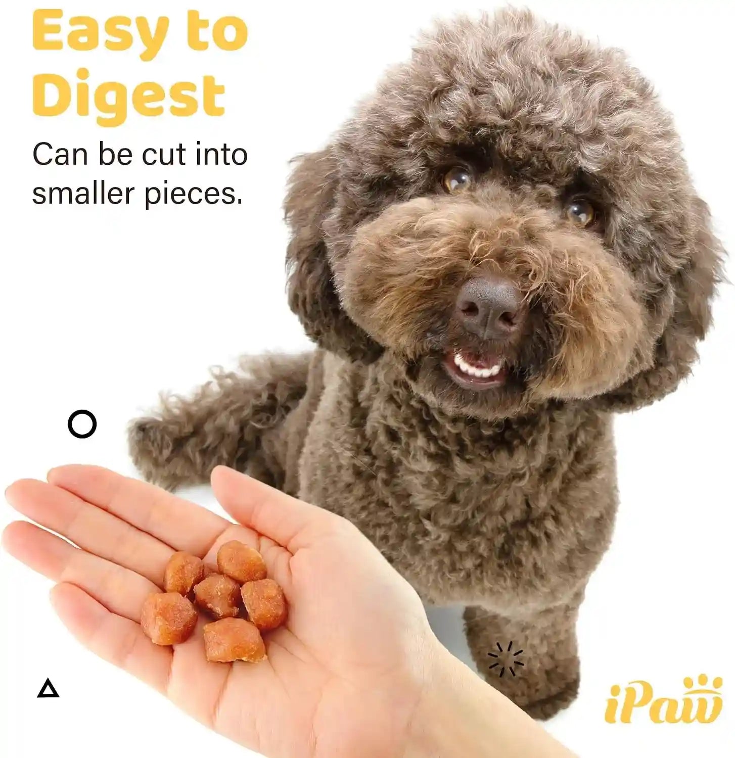 ipaw-chicken-tots-dog-treat-sqf-certified-production-process-training-treat-puppy-training-human-grade-training-reward-hypoallergenic-easy-to-digest
