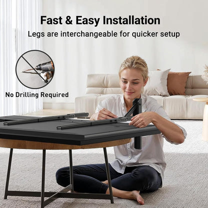 Universal TV Stand Mount for 20-75 Inch Tvs, Height Adjustable Table Top TV Stand, Great Load-Bearing Replacement TV Legs with Steel Holds up to 110Lbs, Max VESA 800 X 600Mm PSTVS016