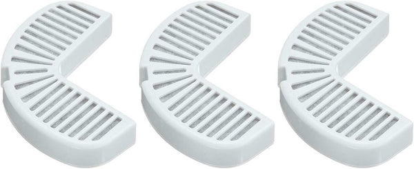 Pioneer Pet Replacement Filters for Ceramic & Stainless Steel Fountains, Raindrop Filters (3 Filters),White2