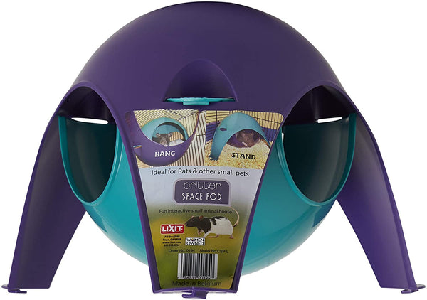 Lixit Critter Space Pod, Perfect for Small Animals, Large1