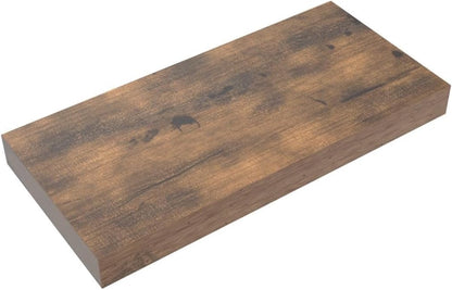 Floating Shelves for Wall Bathroom Shelf Bedroom Kitchen Living Room Hanging Book Shelves Small Farmhouse Decor 16 Inch Set of 3, Rustic Brown (015-BN3)7
