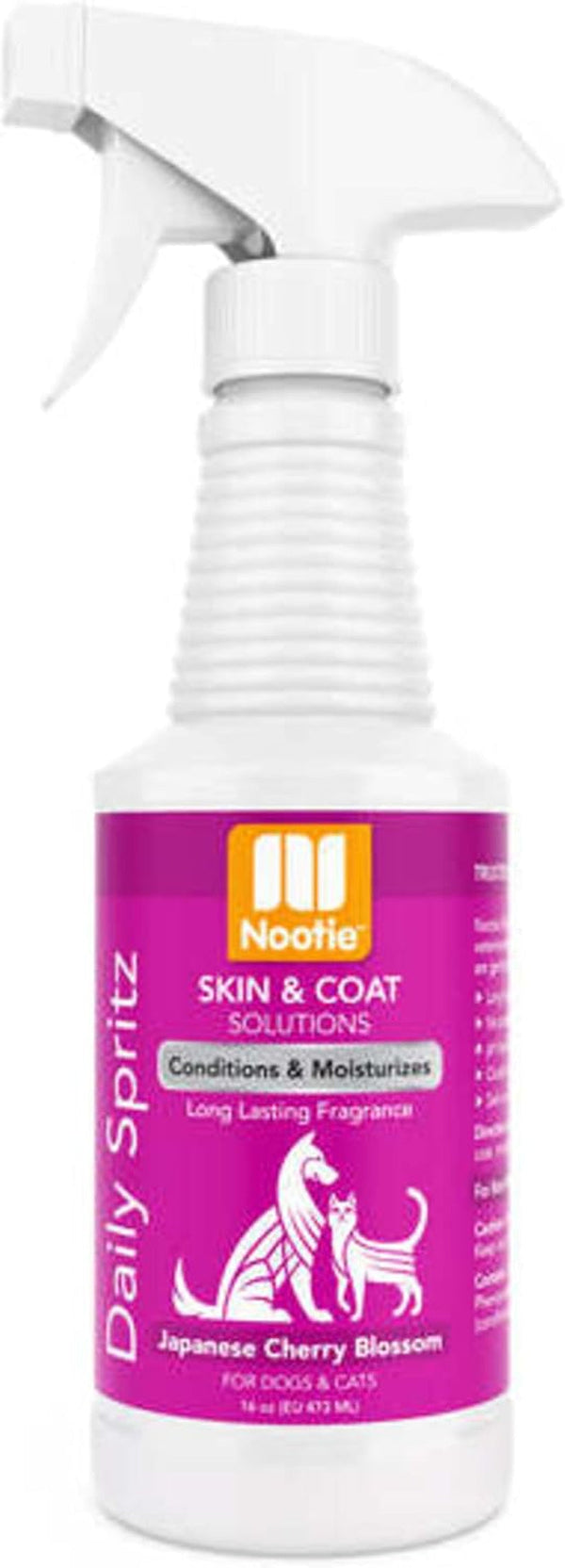 Nootie Japanese Cherry Blossom Spritz for Dogs & Cats, Long-Lasting | 8Oz, Conditions & Moisturizes Fur, Spray-In Formula, No Rinse Needed8