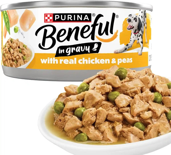 Purina Beneful with Real Chicken or Steak Flavor in Gravy Wet Dog Food Variety Pack - 5.5 Oz. (Pack of 12)11
