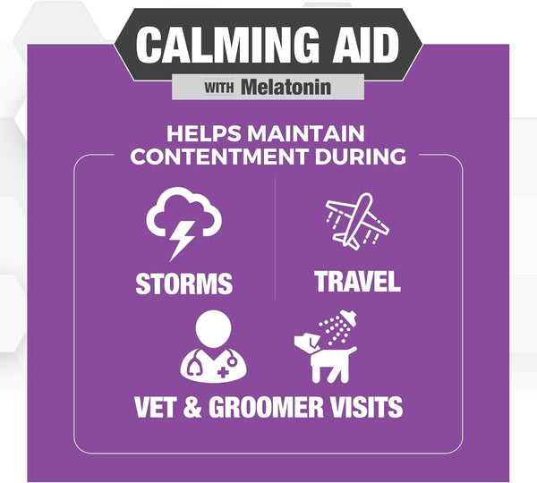 Progility Calming Aid with Melatonin for Dogs, Stress & Situational Support | 90 Soft Chews, Supports Calm Behavior for Storms, Fireworks, Travel, Vet Visits, Easy to Serve Daily Supplement5