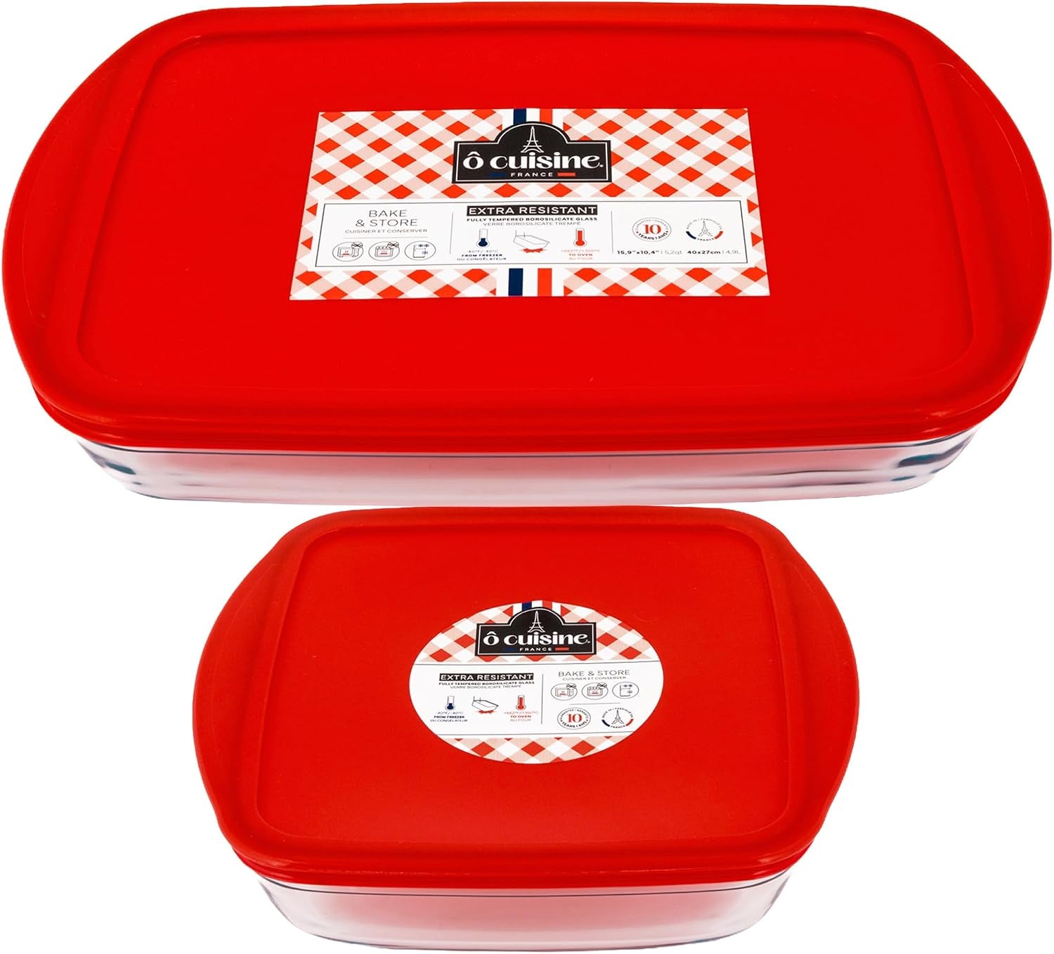 borosilicate-glass-casserole-dish-xl-5-2-qt-square-baking-dish-2-4-qt-with-lids-lasagna-brownie-pan-glass-meal-prep-containers-freezer-oven-microwave-safe-made-in-france