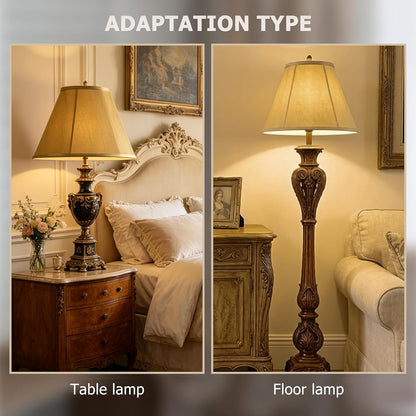 Champagne Gold Bell Lamp Shade, 6" X 13" X 9.8" | Spider, Medium, Traditional, Handmade, Easy Assembly,Or Table Lamp, Floor & Bedside Lamp6