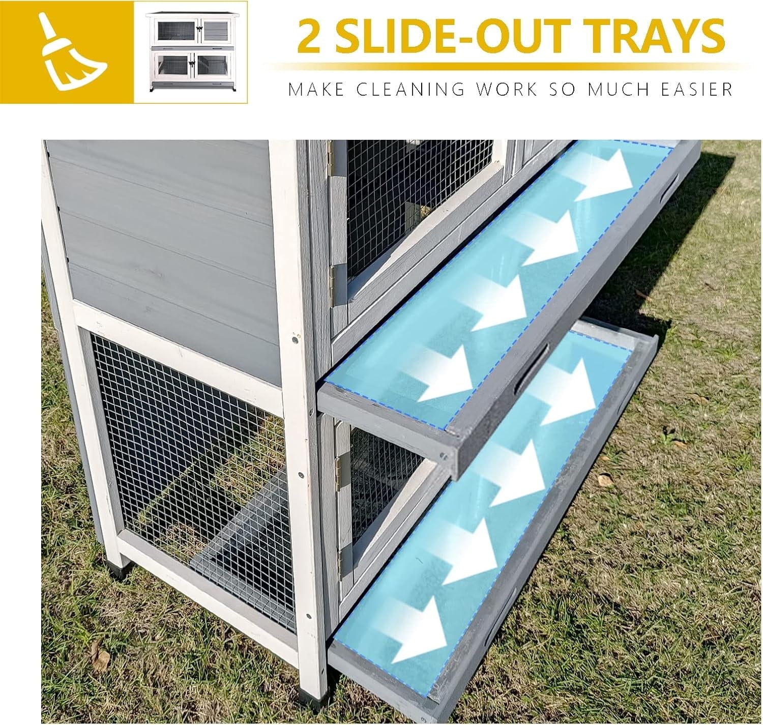 2-story-solid-wood-rabbit-bunny-hutch-with-2-large-main-rooms-indoor-outdoor-rabbit-house-guinea-pig-cage-pet-house-for-small-animals-with-ventilation-door-removable-tray-waterproof-roof-grey