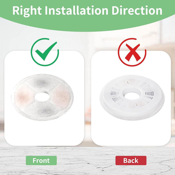 8 Pack Cat Water Fountain Replacement Filters Fit for 3L Flower Water Dispenser Automatic Pet Dog Cat Fountain Filter6