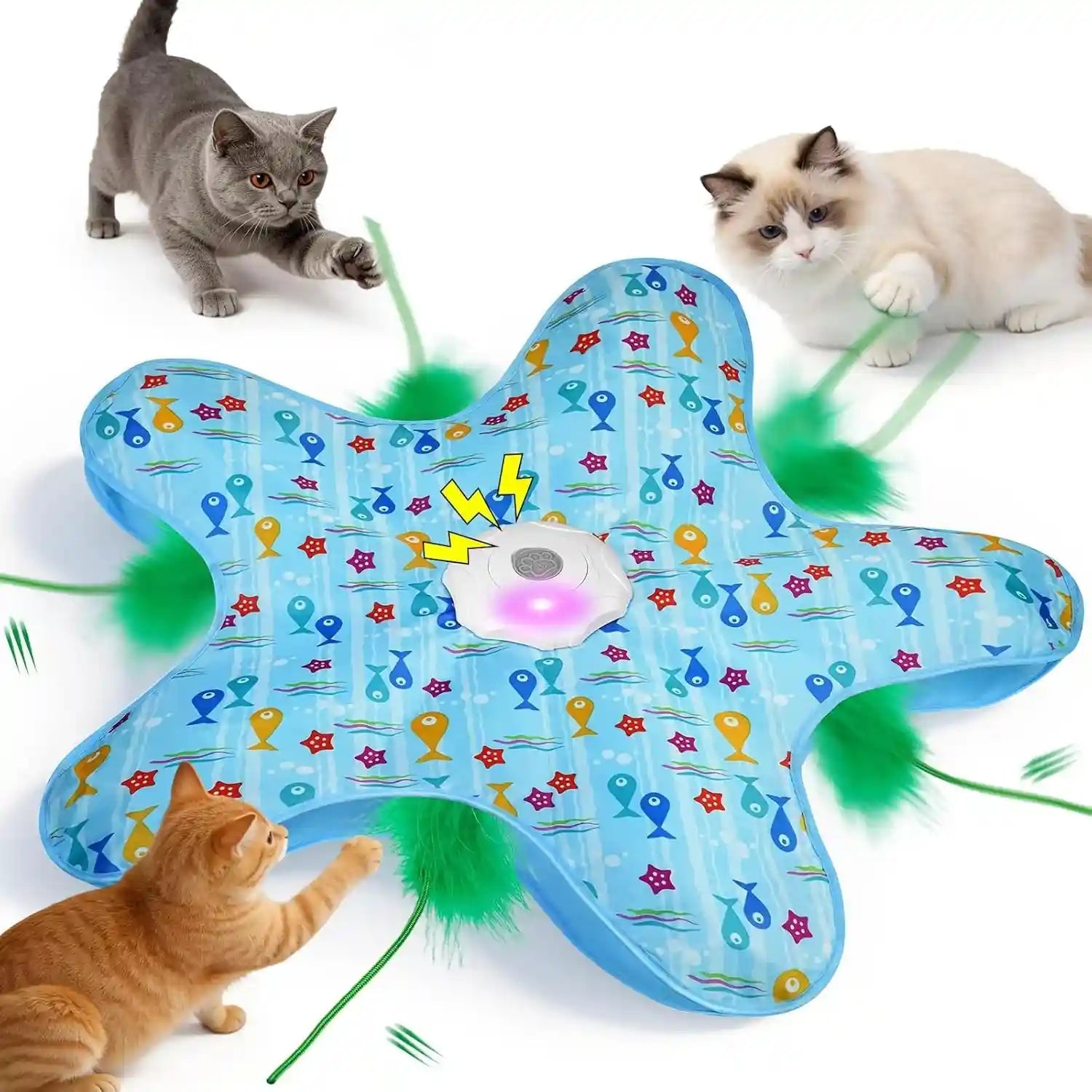 duckart-interactive-cat-toy-hide-and-seek-automatic-cat-toy-with-birdcall-rechargeable-3-speeds-auto-sleep-wake-mode-kitten-toys-safe-abs-material-cat-toys-for-bored-indoor-adult-cats