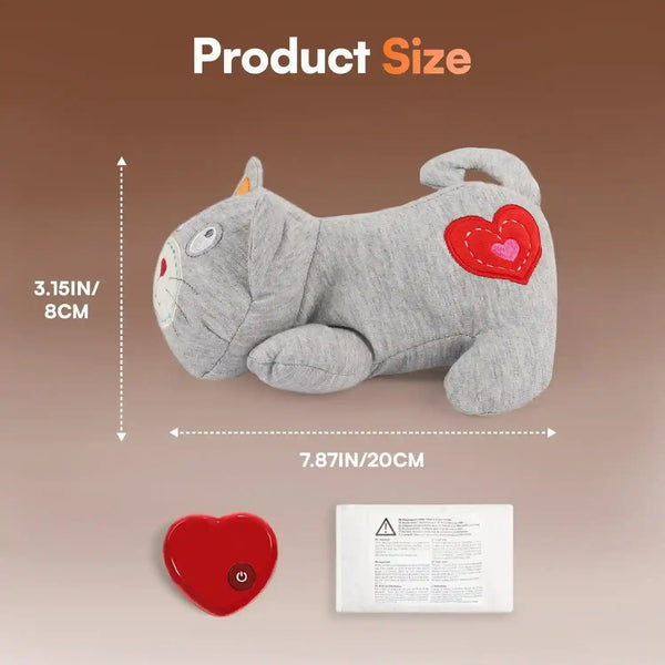 ALL for PAWS Heartbeat Cat Plush Toy – Calming Kitten Companion with Realistic Heartbeat, Anxiety Relief for Indoor Cats Dogs Pets6