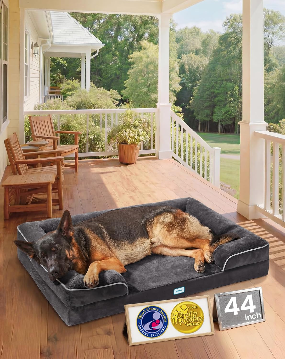ohgeni-orthopedic-extra-large-dog-bed-couch-memory-foam-44-inch-gray-waterproof-pet-bed-with-machine-washable-removable-cover-soft-comfortable-fabric