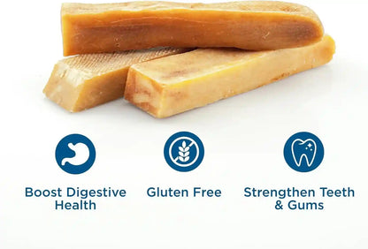 Best Bully Sticks Himalayan Yak Cheese Odor-Free Dog Chews, Large, 4 Count | Natural Dog Chews, Long Lasting Rawhide Alternative, Lactose-Free, Gluten-Free, Easily Digestible, Supports Joints & Bones3