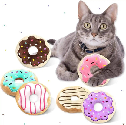 Ciyvolyeen 6 Pack Plush Bread Catnip Toys for Indoor Cats | Interactive Cat Toy, Soft Plush, Organic Catnip, Bite-Resistant, Boredom Relief, Bread Shapes Trigger Natural Predatory Play11