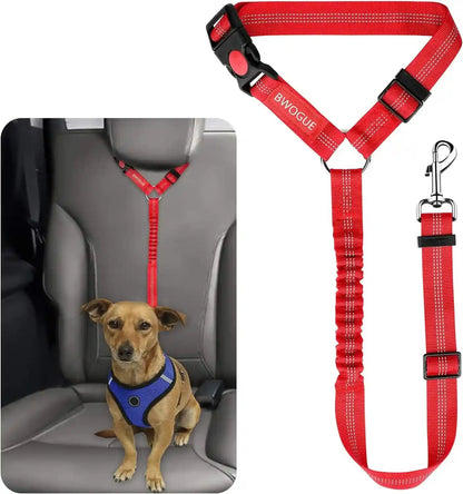 Adjustable Pet Seat Belt Restraint for Dogs and Cats - Vehicle Headrest Safety Harness (1 Pack)20