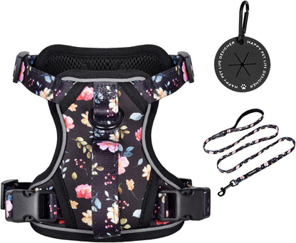 Petmolico No Pull Cute Dog Harness Reflective, Light Blue, Small | Set Includes Leash & Waste Bag Holder, 2 Clips & Handle, Soft Comfy Fit, Adjustable, Ideal for Daily Walks & Travel8