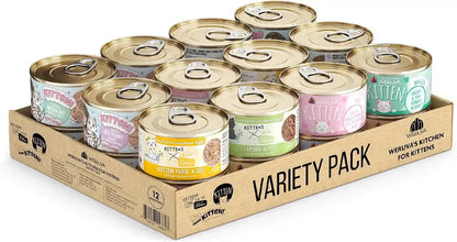 Weruva Kitten, Fur Baby Favorites Variety Pack, 3Oz Can (Pack of 12)13