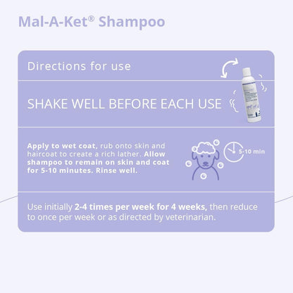 Mal-A-Ket Shampoo for Dogs and Cats, 8 Oz | Packaging May Vary3