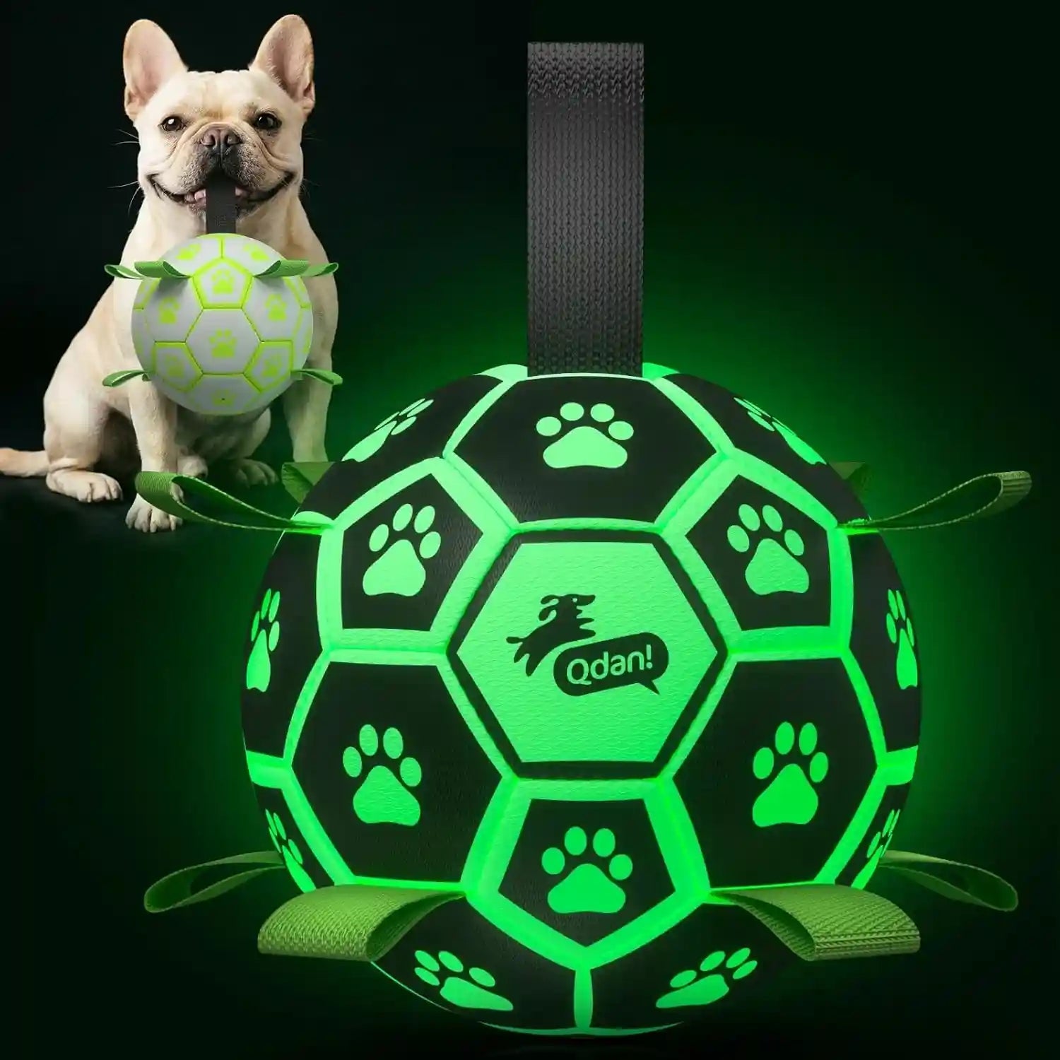 qdan-dog-toys-dog-balls-6-inch-dog-soccer-ball-with-straps-herding-balls-dog-birthday-toy-balls-for-20-40lbs-dogs-outdoor-puppy-toys-to-keep-them-busy-interactive-toy-for-tug-pool-water-toy-ball