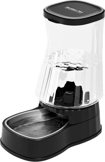 Gardner Pet Automatic Dog Water Dispenser Gravity Stainless Steel Water Waterer Feeder, 100% Bpa-Free Large Capacity Water Feeding Bowls for Medium & Large-Sized Dogs Cats Other Pets -(1 Gallon)14