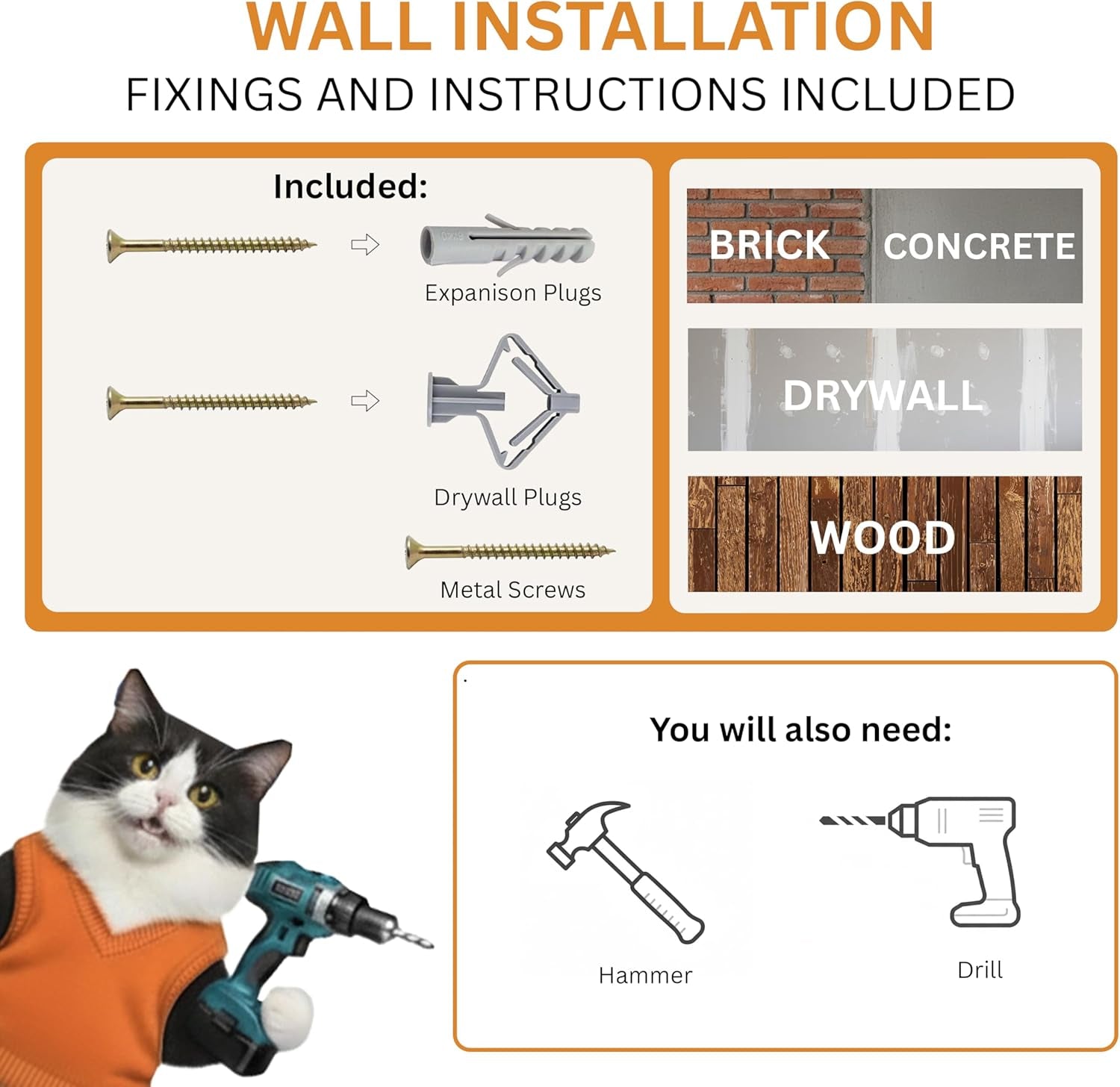 inicio-cat-wall-stairs-set-of-3-wall-steps-for-cats-to-climb-with-fixtures-8-7x4-7-floating-steps-for-climbing-or-playing-for-kittens-and-adult-cats-dark-brown
