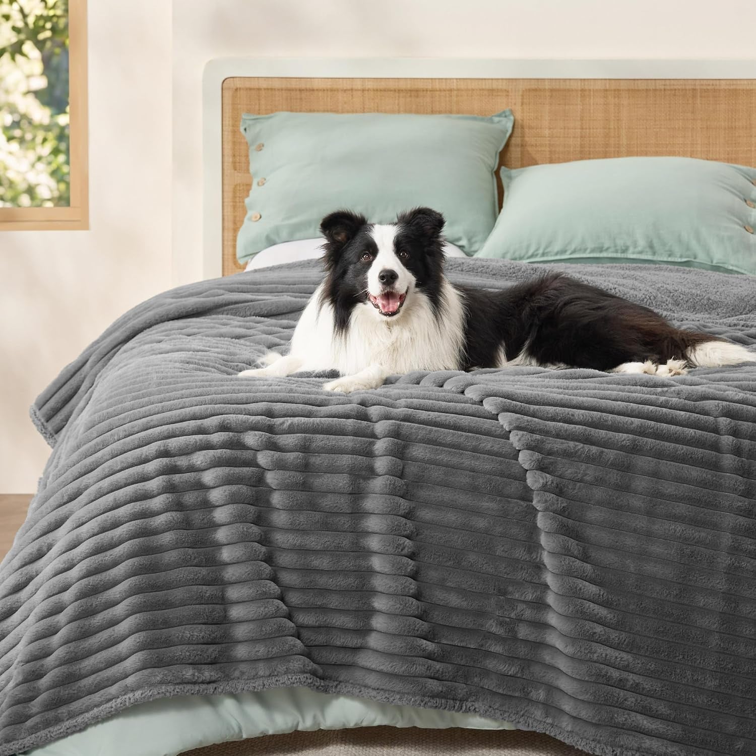 bedsure-comfyfleece™-waterproof-dog-blankets-for-large-dogs-50x60-cream-soft-plush-couch-cover-washable-corduroy-fleece-for-furniture-protector-cozy-calming-reversible-pet-blanket-for-senior-dogs