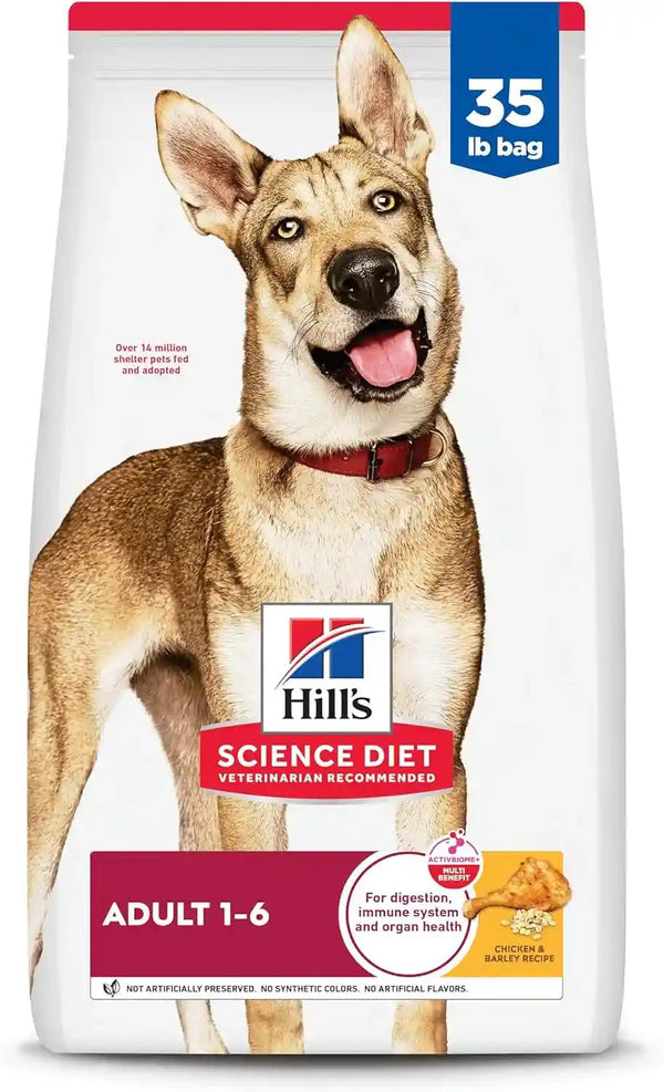 Hill'S Science Diet Adult 1-6 Dry Dog Food | #1 Veterinarian Recommended, Chicken & Barley, 15 Lb. Bag19