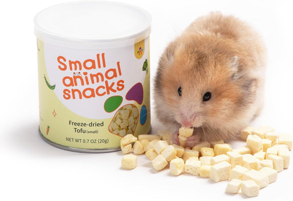 Niteangel Hamster Snack & Treats Toy - Freeze-Dried Tofu No Additive | Delivers Essential Vitamins & Minerals- Small Animal Natural Treat for Dwarf Syrian Hamsters Gerbils Mice Degus or Small Pets1