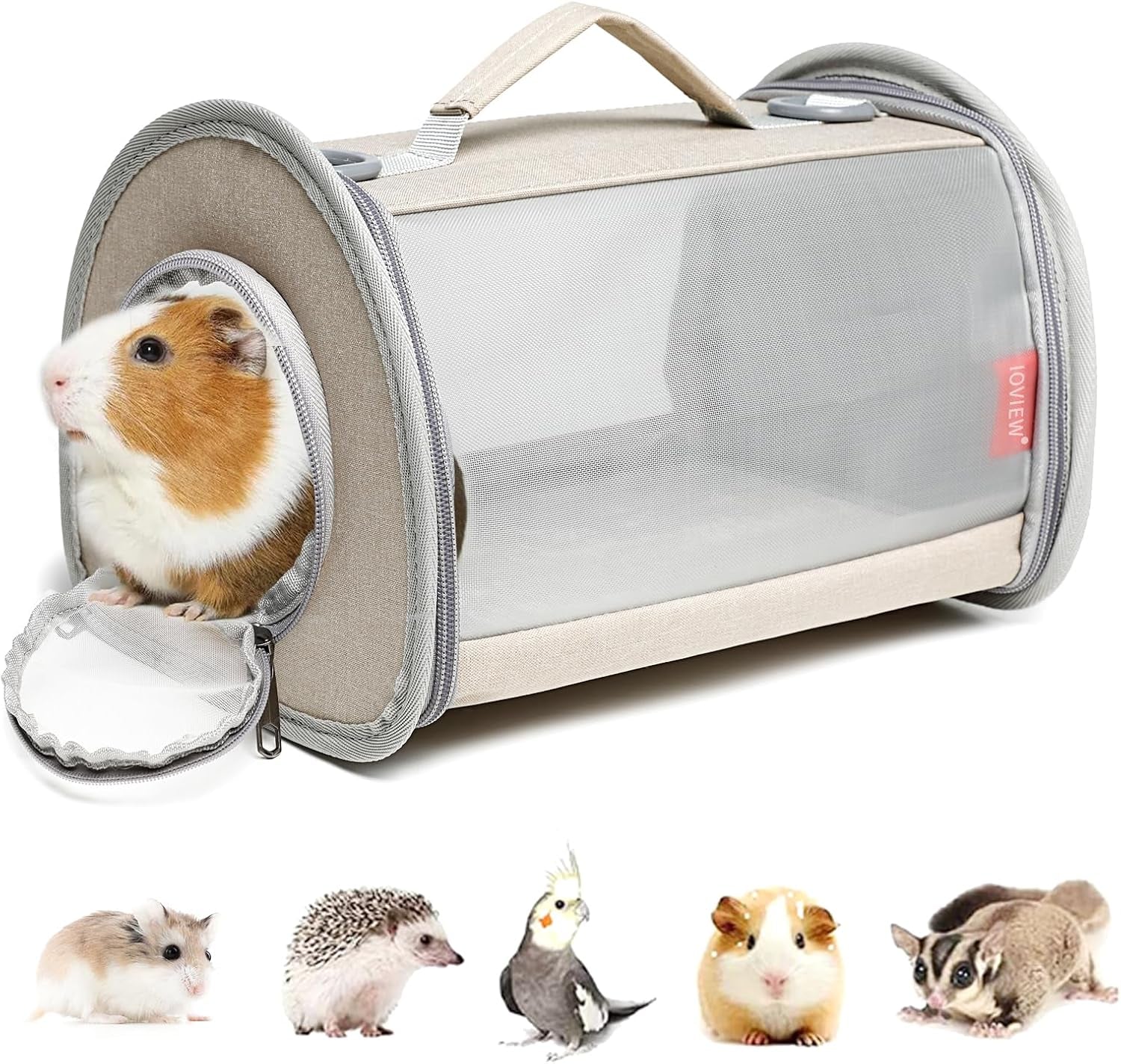 guinea-pig-carrier-travel-small-animal-carrier-bag-lizard-bird-rabbit-carrier-cage-squirrel-breathable-bag-portable-travel-hamster-small-pet-hangbag-small-gray