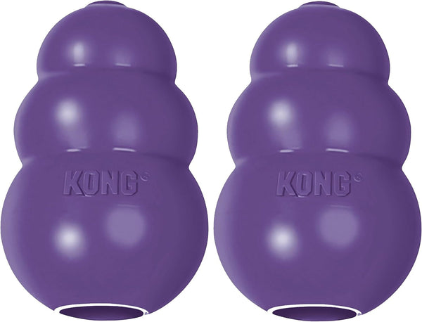 KONG Senior - Dog Toy with Gentle, Natural Rubber - Durable Dog Toy for Older Dogs - Use Treats with Stuffable Chew Toy - Treat Toy for Chewing & Fetching - for Large Dogs11