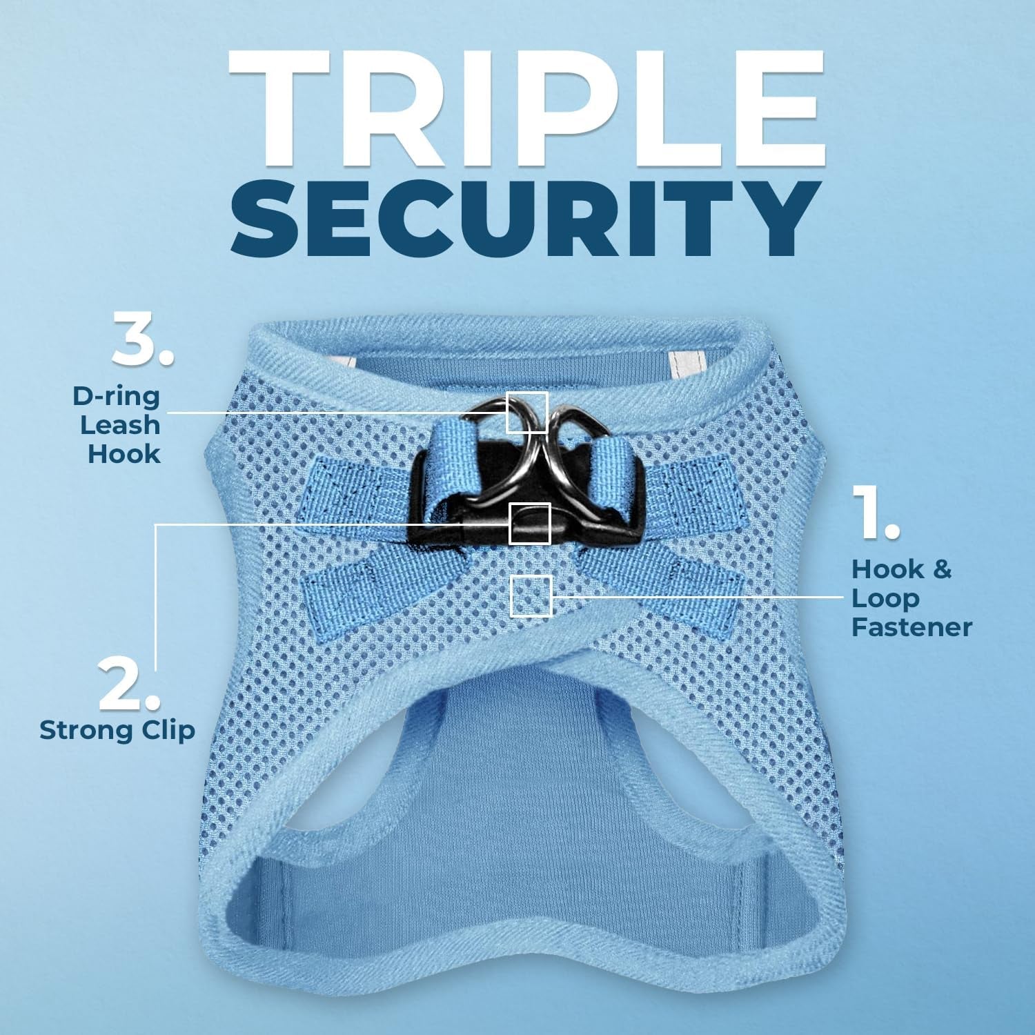 best-pet-supplies-voyager-step-in-air-all-weather-mesh-harness-and-reflective-dog-5ft-leash-combo-with-neoprene-handle-for-small-medium-and-large-breed-puppies-baby-blue-small