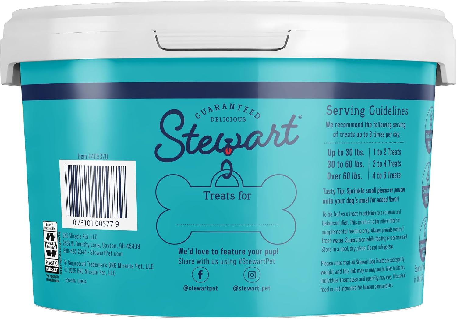 stewart-freeze-dried-dog-treats-three-flavor-variety-pack-9-oz-tub-premium-quality-raw-protein-single-ingredient-high-protein-training-treats-food-topper-no-refrigeration-cat-friendly