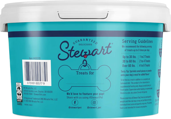 Stewart Freeze Dried Dog Treats, Three Flavor Variety Pack, 9 Oz Tub | Premium Quality Raw Protein, Single Ingredient, High Protein Training Treats & Food Topper, No Refrigeration, Cat Friendly8