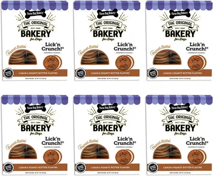 Three Dog Bakery Lick'N Crunch! Dog Treats - 13 Oz | Golden Vanilla & Peanut Butter Sandwich Cookies - Crunchy Treats with Peanut Butter Creme17