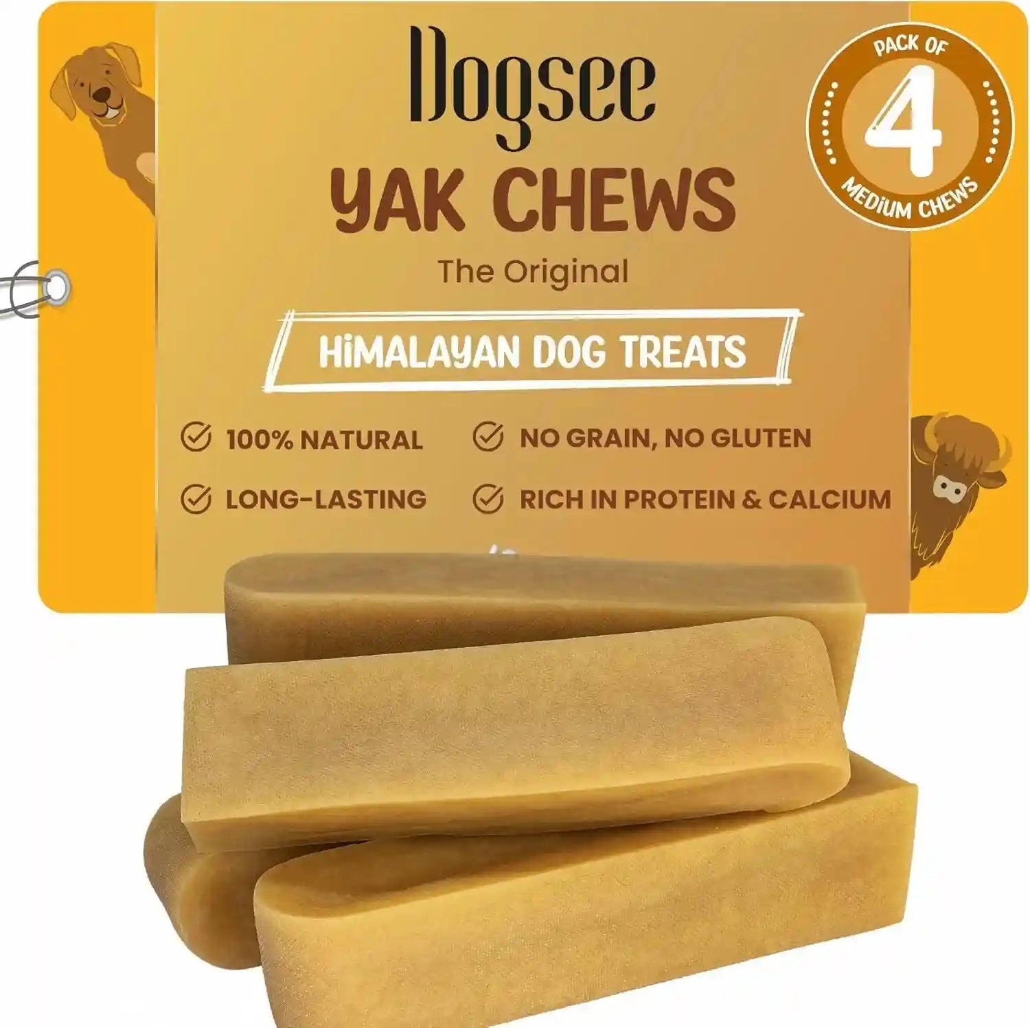 dogsee-yak-chews-for-dogs-1lb-medium-6-bars-100-all-natural-60-protein-dog-treats-medium-breed-yak-chews-long-lasting-for-aggressive-chewers-raw-hide-free