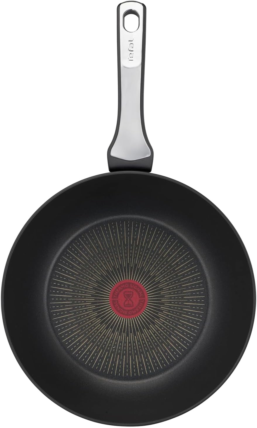 tefal-unlimited-on-premium-cookware-28-cm-wok-pan-uks-longest-lasting-non-stick-frying-pan-heat-indicator-induction-hob-compatible-dishwasher-safe-aluminium-black-g25919az