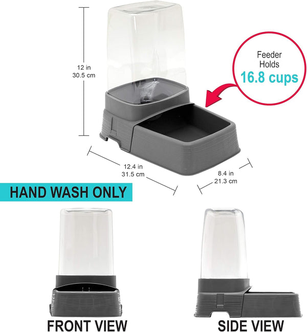 Sportpet Gravity Feeder and Waterer, Large4