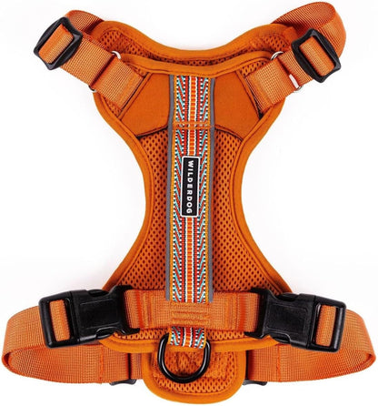 Wilderdog Lightweight Dog Harness with Reflective Straps - Medium - Huckleberry10