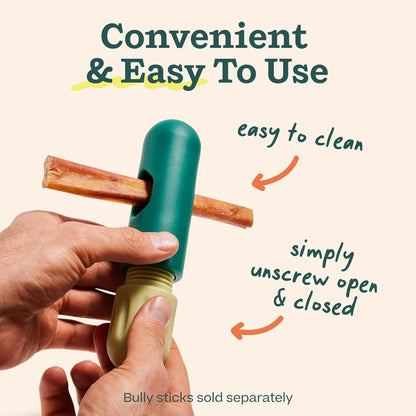 WOOF Bullysafe Bully Stick Holder for Dogs | Fits Dogs 10+ Lbs, Secures Bully Sticks, Extends Chew Time, Easy to Clean, Reusable Design4