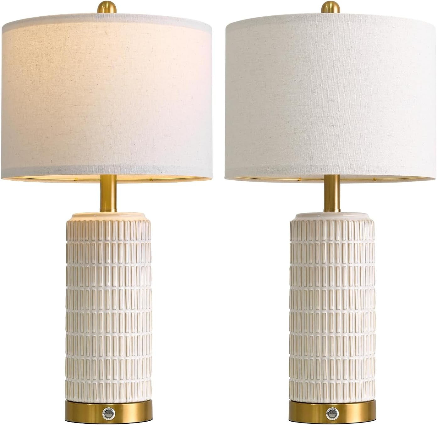 touch-bedside-table-lamps-with-2-usb-for-bedroom-living-room-25-nightstand-lamps-set-of-2-3-way-dimmable-with-2-bulbs-durable-white-ceramic-farmhouse-modern-style-for-side-table