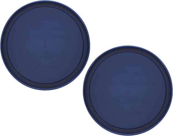 7402-PC (6/7-Cup) Blue Food Storage Lid (2 Pack) - Made in USA | Bpa-Free Plastic | round Shape | Designed for 7402 Mixing & 7203 Glass Bowls | Top-Rack Dishwasher Safe2