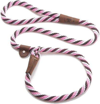 Mendota Pet Slip Leash - Dog Lead and Collar Combo - Made in the USA - Mocha, 3/8 in X 6 Ft - for Small/Medium Breeds65