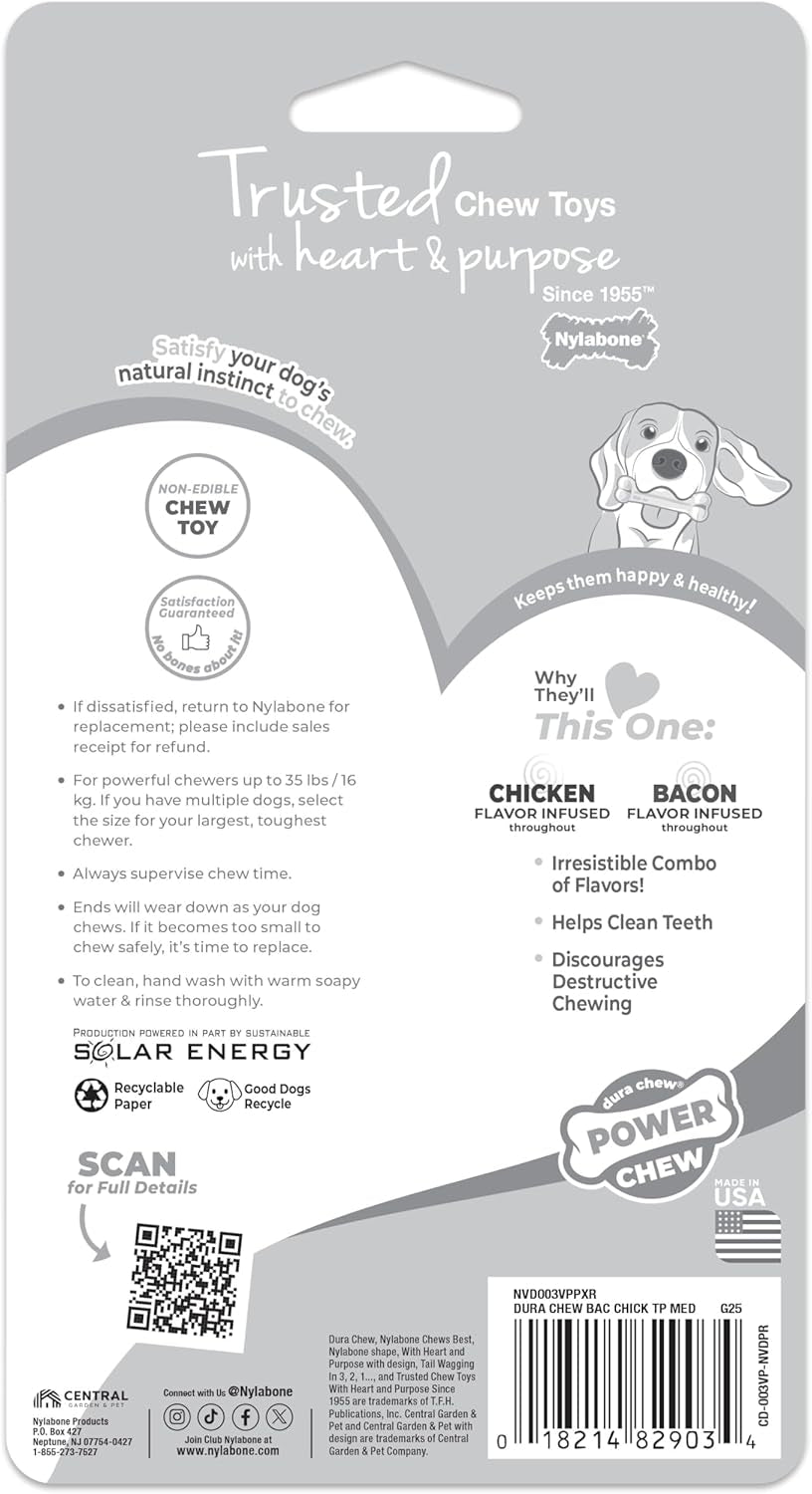 nylabone-power-chew-original-bone-dog-chew-toys-medium-2-count-chicken-and-bacon-flavor-durable-chew-toys-discourages-destructive-chewing-long-lasting-for-dogs-up-to-35-pounds