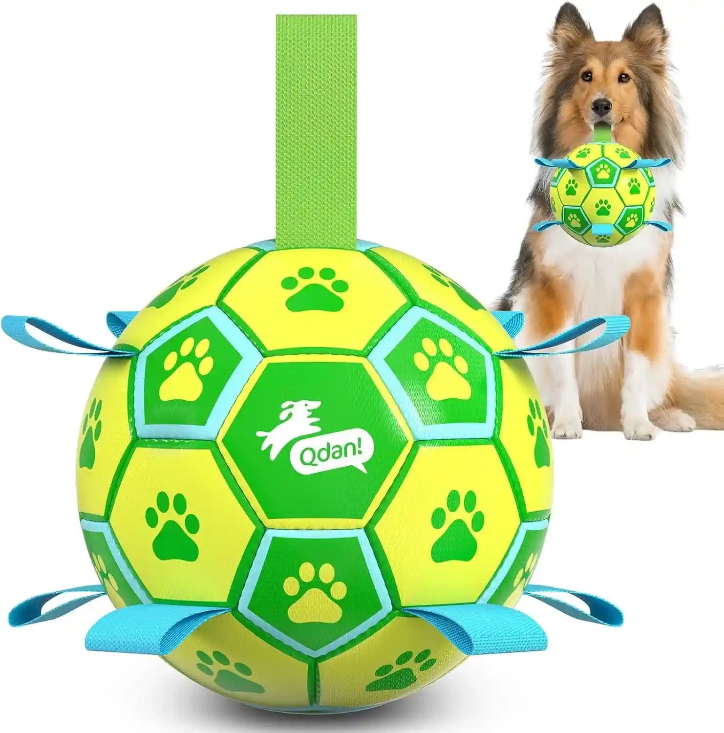 qdan-dog-toys-dog-balls-6-inch-dog-soccer-ball-with-straps-herding-balls-dog-birthday-toy-balls-for-20-40lbs-dogs-outdoor-puppy-toys-to-keep-them-busy-interactive-toy-for-tug-pool-water-toy-ball