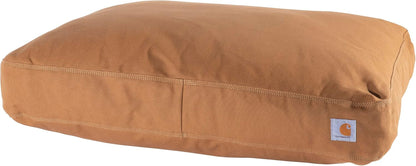 Carhartt Durable Canvas Pet Bed, Water Resistant Firm Duck Dog Bed, Carhartt Brown, Large1