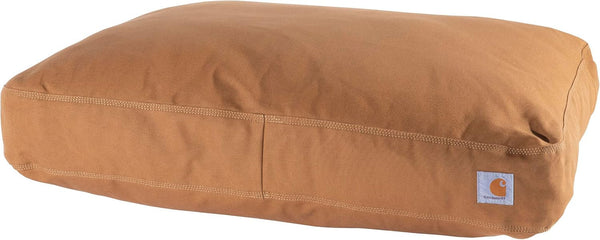 Carhartt Durable Canvas Pet Bed, Water Resistant Firm Duck Dog Bed, Carhartt Brown, Large1
