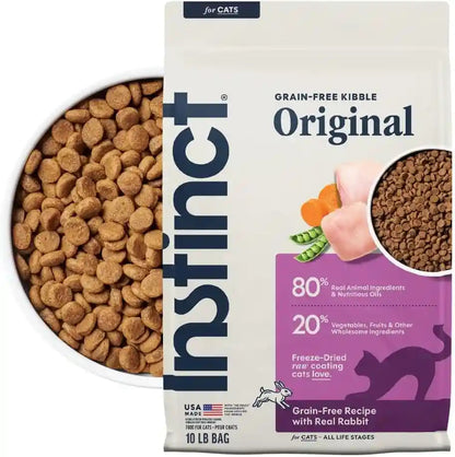 Instinct Original Dry Cat Food, Raw Coated Kibble, Real Chicken, 5 Lb. Bag | Raw-Coated Kibble with Cage-Free Chicken for Strong Muscles, Digestive Health, and Healthy Skin & Coat, Grain-Free13
