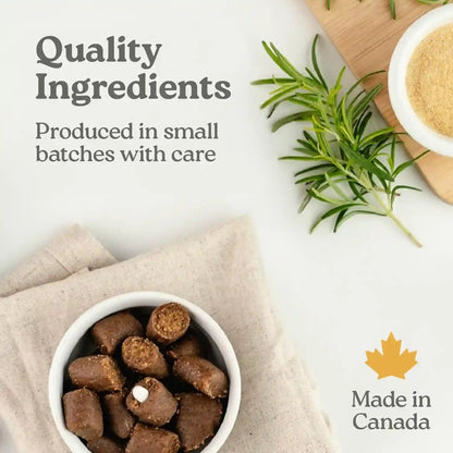 Presidio Earthly Pill Buddy Naturals - PB & Apple Recipe Pill Hiding Treats for Dogs - Make a Perfect Pill Concealing Pocket or Pouch for Any Size Medication - 30 Servings3