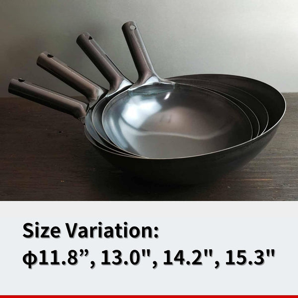 Kanda Iron Beijing Wok - Lightweight and Durable - Perfect for Authentic Japanese Cooking - 13 Inch7