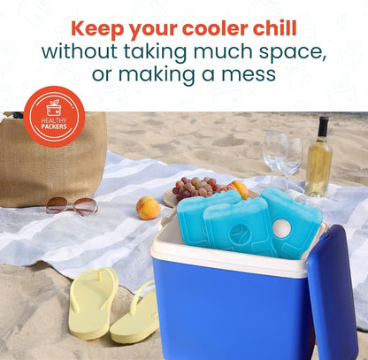 Ice Packs for Lunch Boxes & Coolers - Freezer Packs - Original Cool Pack | Cooler Accessories for Beach, Camping & Fishing | Slim & Long-Lasting Reusable Ice Pack for Cooler8