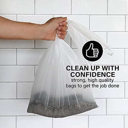Pet Zone Universal No-Touch Cat Litter & Waste Bags, 12 Pack, Easy Cleanup | Hygienic Disposal without Direct Contact, Fits Most Boxes and Pans, Mess Free Daily Routine, Simple Tie, Lift and Toss Design4